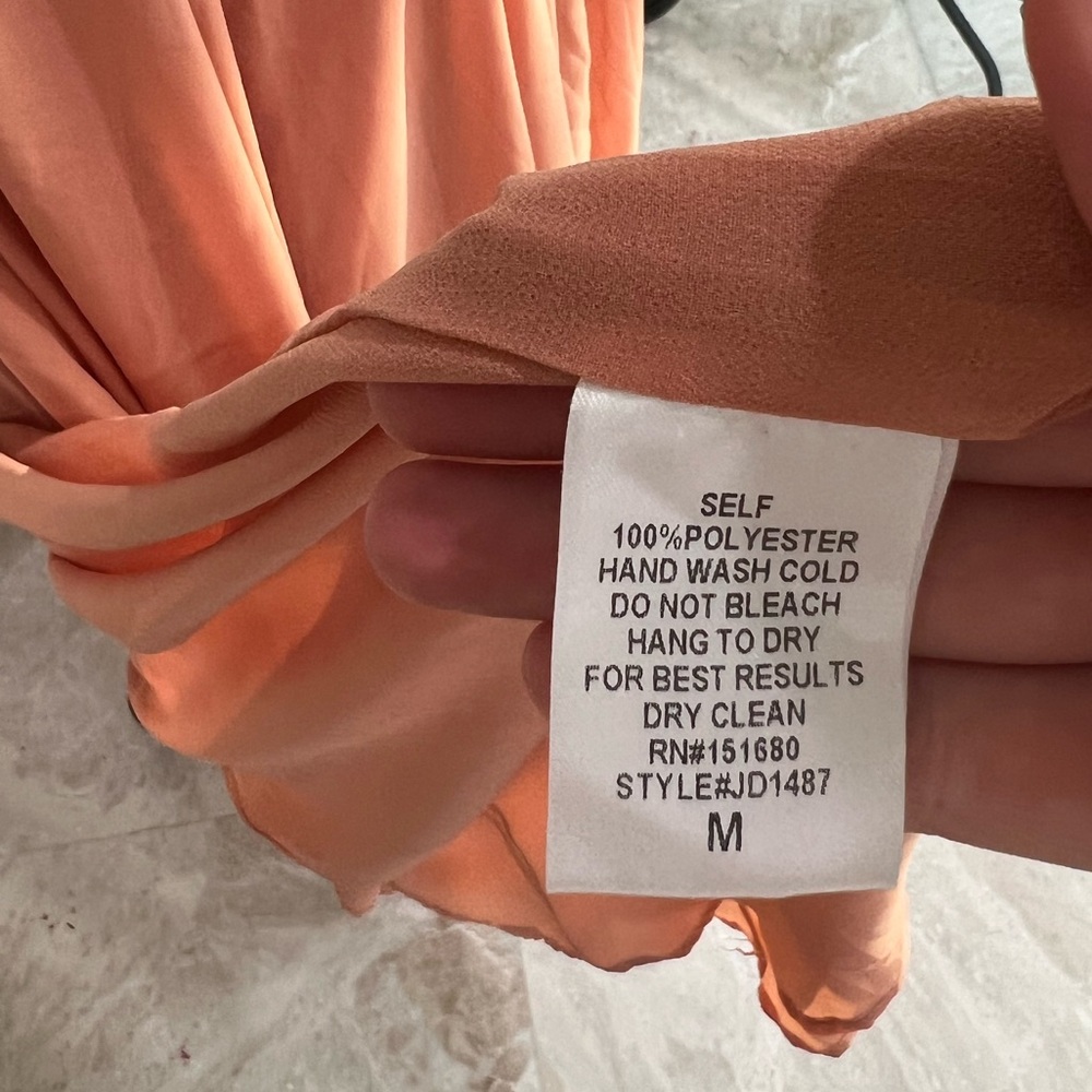 Storia Peach Lace Chemise SIZE M - Picture 5 of 5